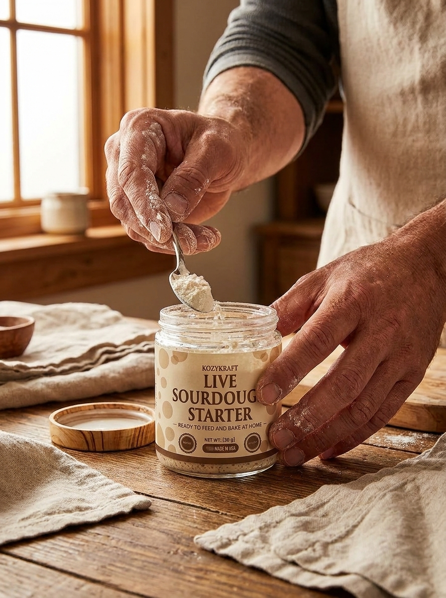 30g Live Sourdough Starter in Jar