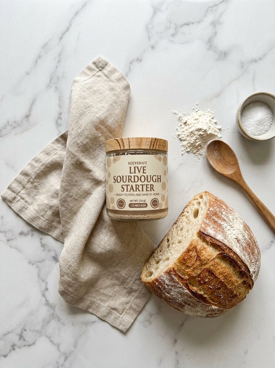 30g Live Sourdough Starter in Jar