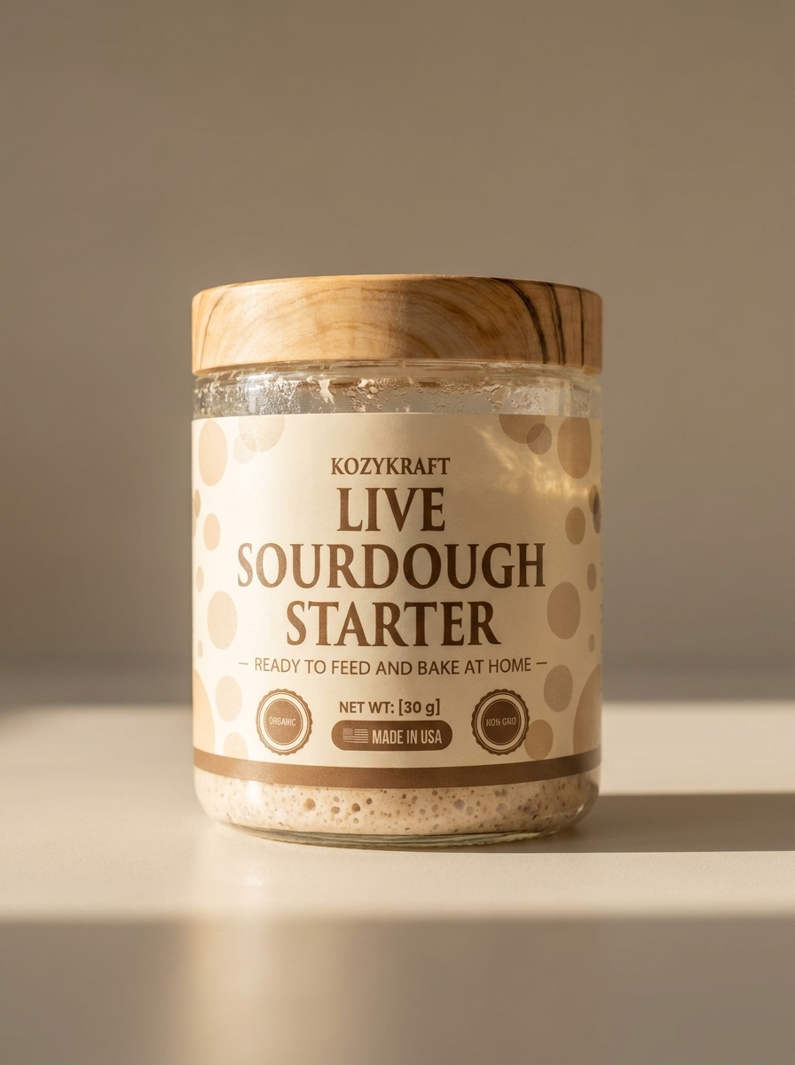 30g Live Sourdough Starter in Jar