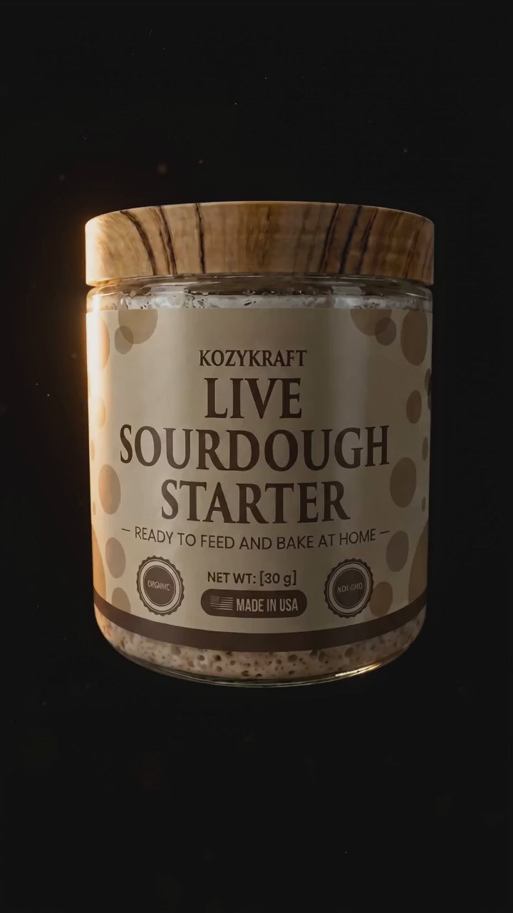 30g Live Sourdough Starter in Jar